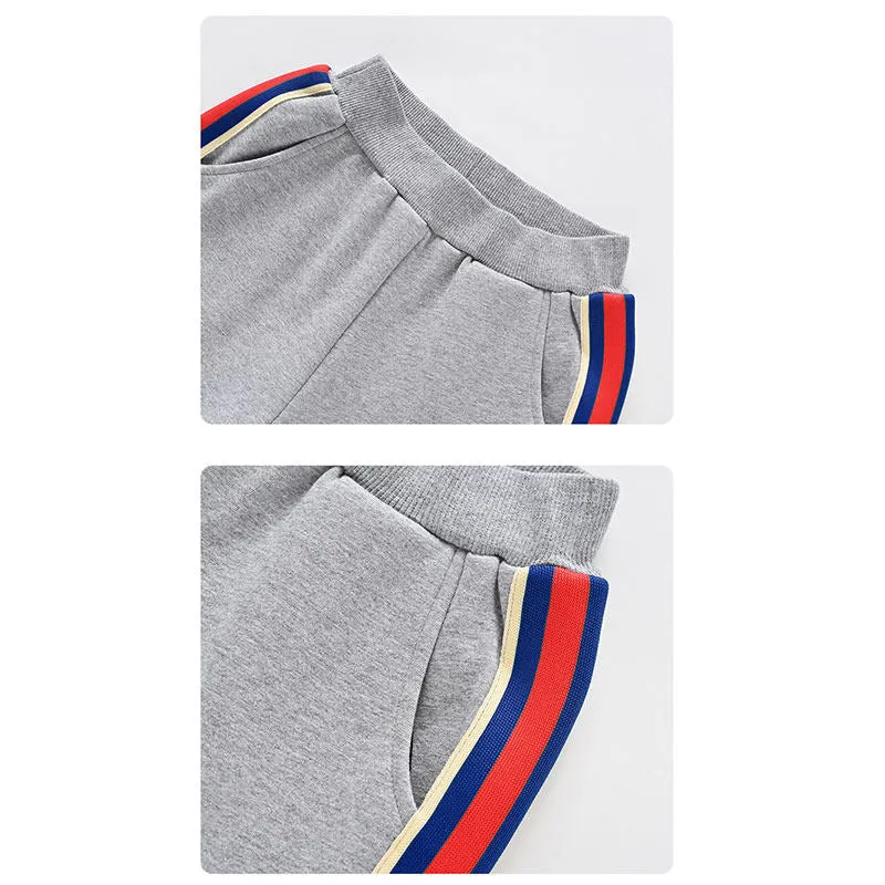 Boys Striped Sweatpants