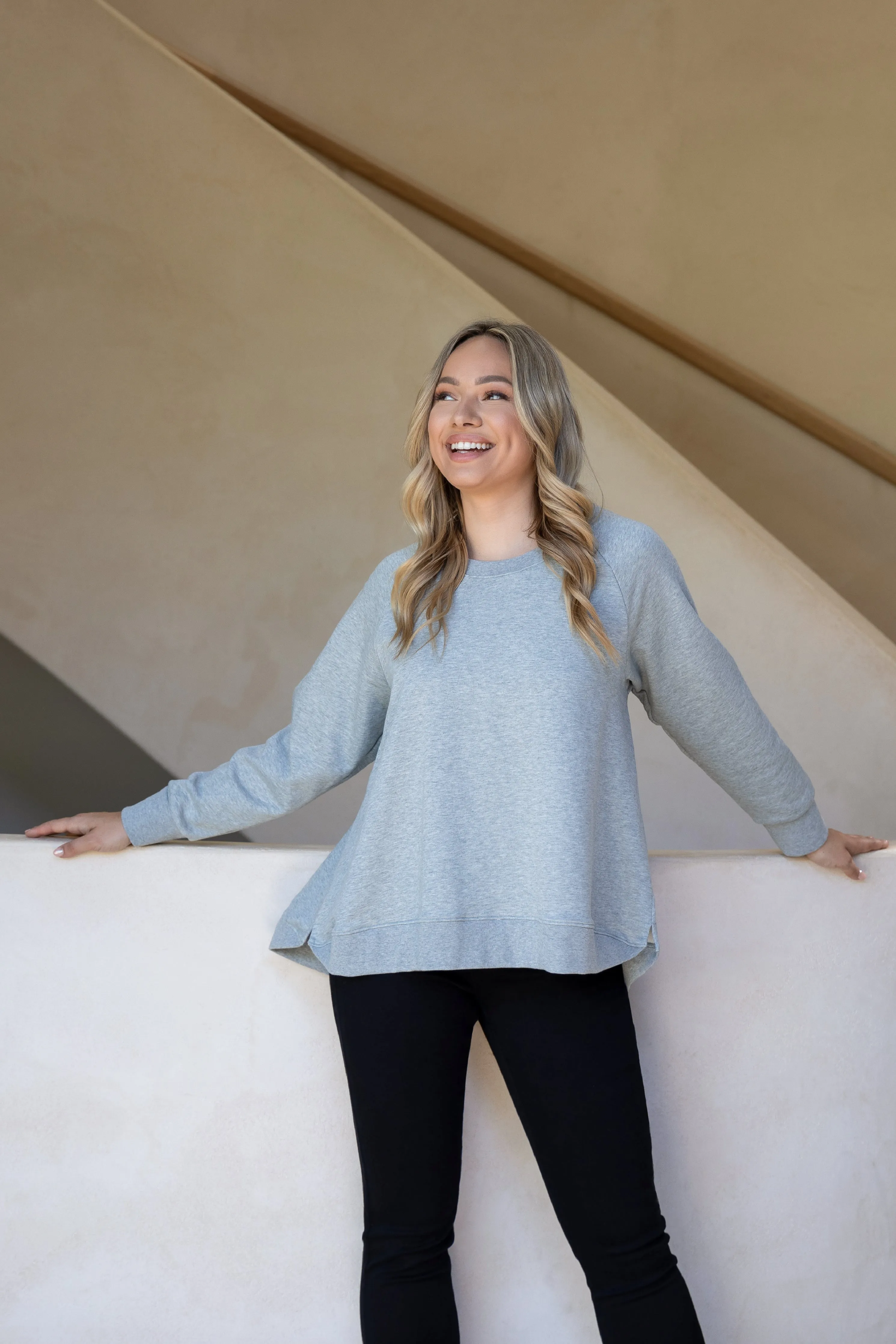 Brodie Sweater | Grey | FINAL SALE