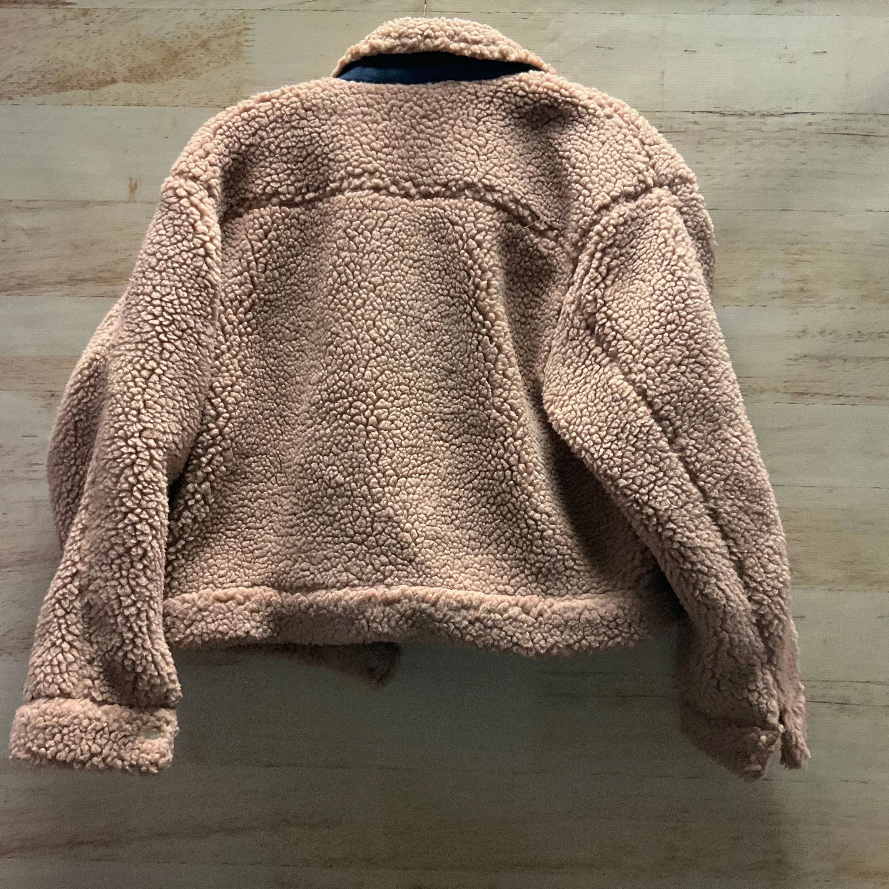 Coat Faux Fur & Sherpa By Astr In Pink, Size: S