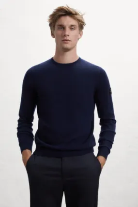 Deep Navy Bayona Knitted Jumper Ecoalf
