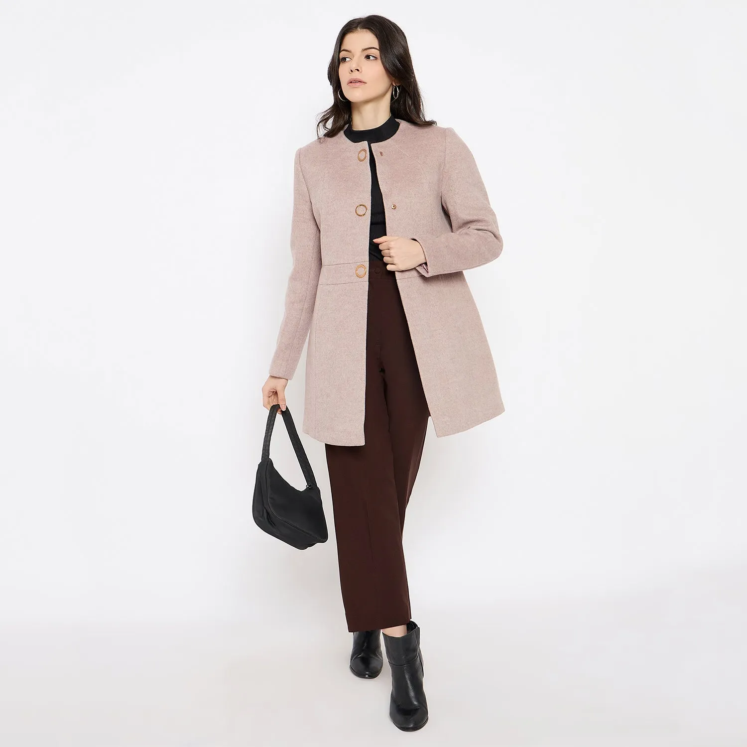 Duke Stardust Women Full Sleeve Long Coat (SDZ4170C)