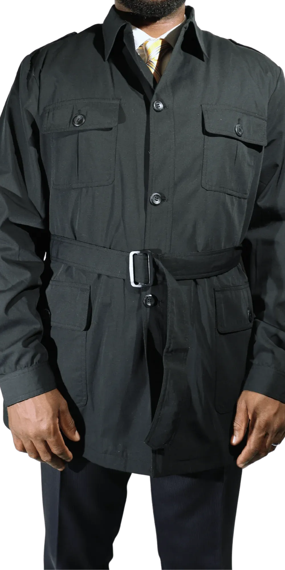 Durburg Dallas Trenchcoat in Black